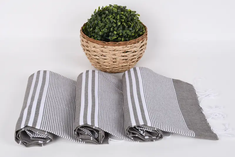 Bekarlığa veda parti eşyaları, kişiselleştir hediye, ev dekoru hediyeleri, düğün iyilikleri, kişiselleştirilmiş hediye, küçük banyo havluları, 40x24 pamuklu çizgili havlu - 8