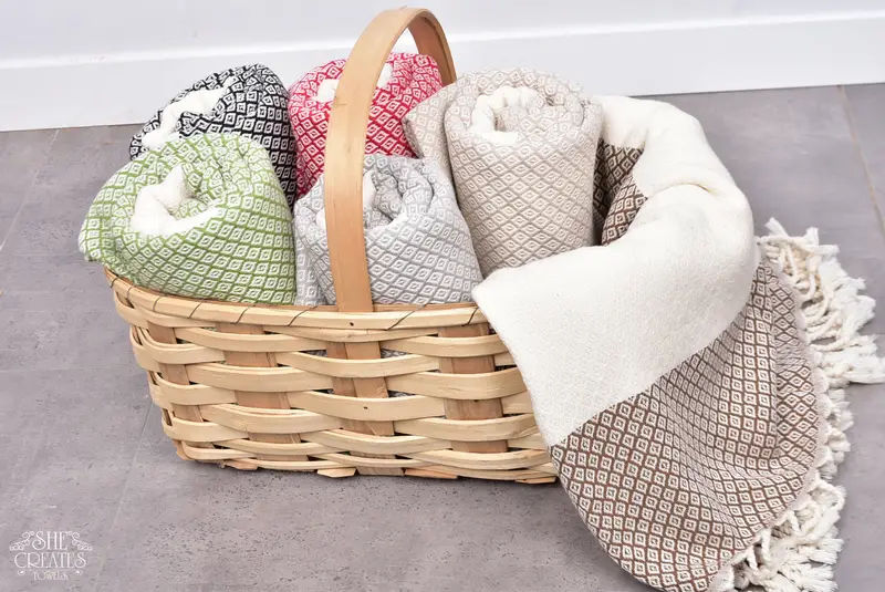 Home Decor Gifts, Bachelorette Party Decorations, Wedding Towel, Bachelor Gifts, Best Wedding Gift, House Warming Gift, 70x36 Linen Diamond Towel - 7