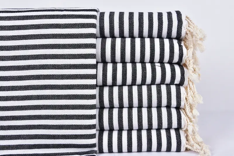 Cancun Bachelorette Party Gift Ideas, Peshtemal Towel, Wedding Gifts Towel, Gift For Her, 70x40 Cotton Striped Towel, Customized Towels, Yoga Towel - 1