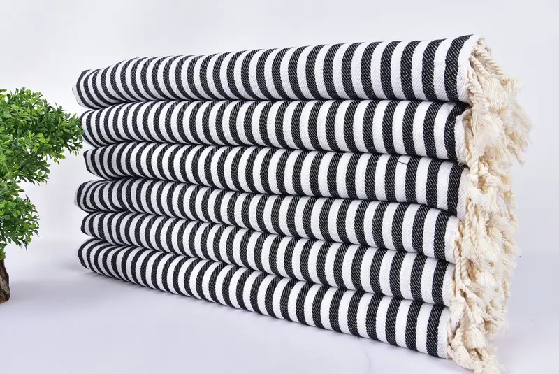 Cancun Bachelorette Party Gift Ideas, Peshtemal Towel, Wedding Gifts Towel, Gift For Her, 70x40 Cotton Striped Towel, Customized Towels, Yoga Towel - 3