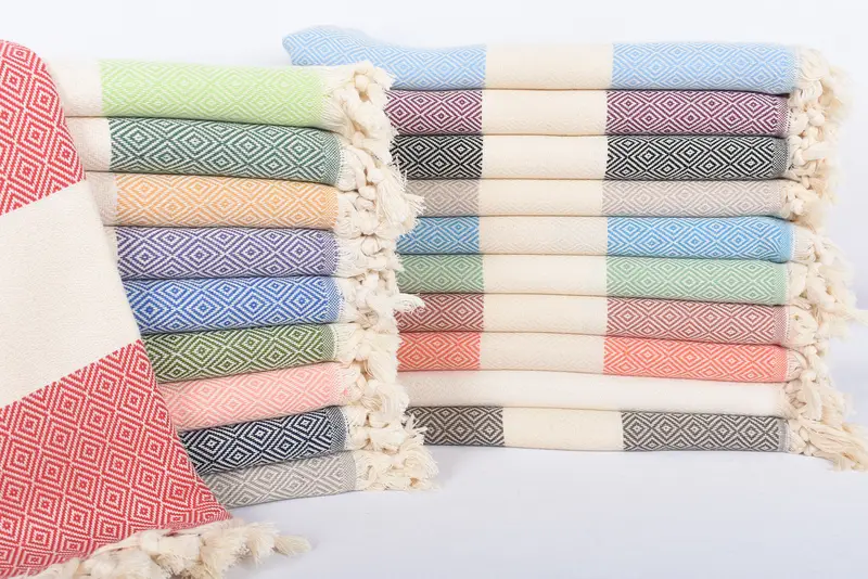 Boyfriend Gift, Personalized Kitchen Towel, Turkish Hand Towel, Gift Boxes Tea Towels, Best Wedding Gift, 36x20 Cotton Diamond Towel, Kitchen Towel - 3