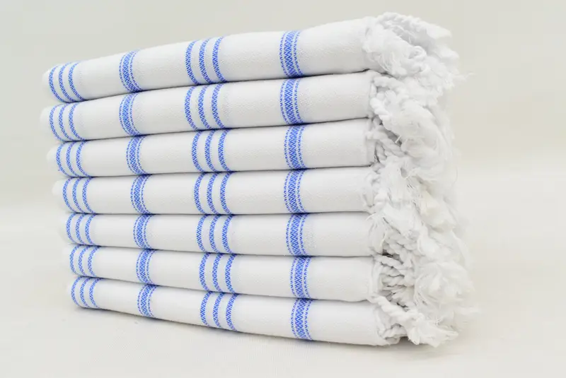 Monogram Dish Towel, Bridesmaid Gifts, Custom Wedding Gifts, 40x24 Cotton Striped Towel, Turkish Towel Hand Towel, Gift For Her, Small Bath Towels - 4