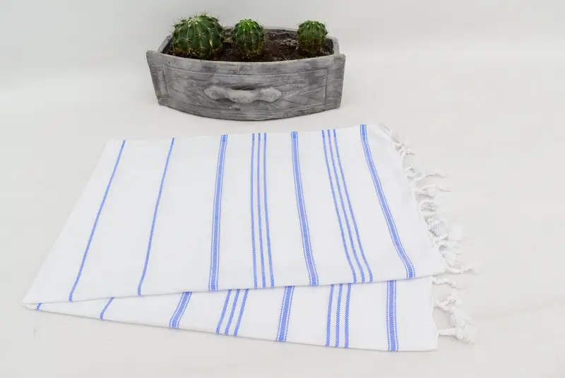 Monogram Dish Towel, Bridesmaid Gifts, Custom Wedding Gifts, 40x24 Cotton Striped Towel, Turkish Towel Hand Towel, Gift For Her, Small Bath Towels - 8