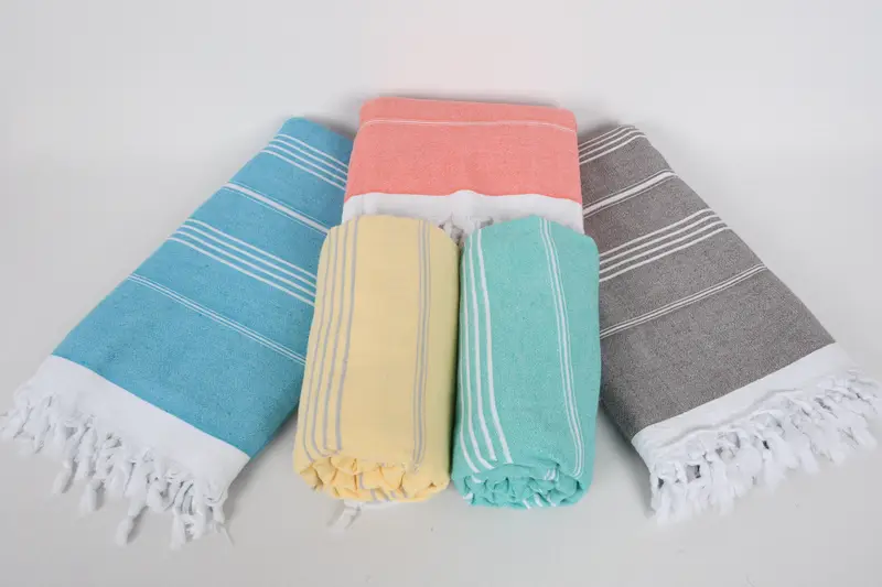 Beach Towel Gift, 70x36 Cotton Striped Terry Towel, Beach Theme Wedding Gift, Beach Towel Bulk, Bachelorette Party Gifts, Bachelorette Favor - 8