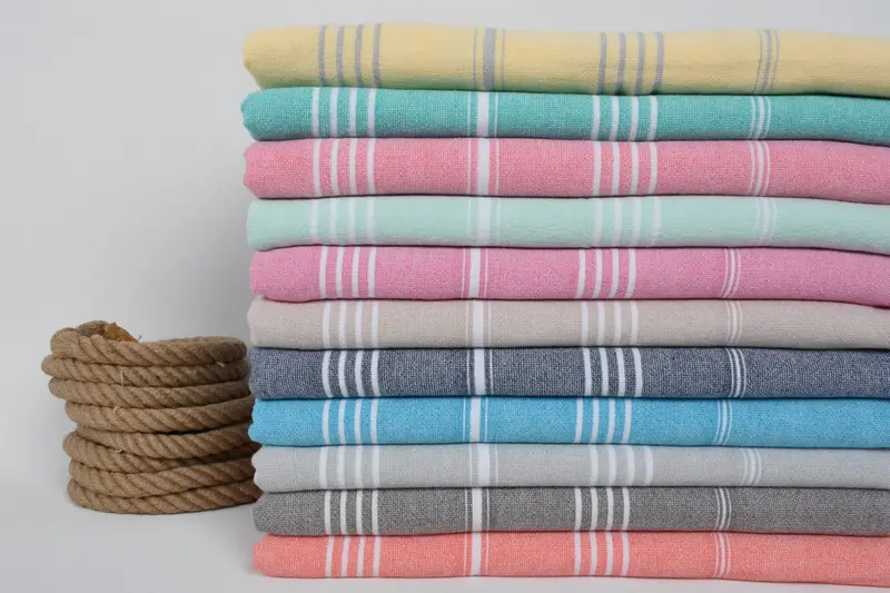 Beach Towel Gift, 70x36 Cotton Striped Terry Towel, Beach Theme Wedding Gift, Beach Towel Bulk, Bachelorette Party Gifts, Bachelorette Favor - 2