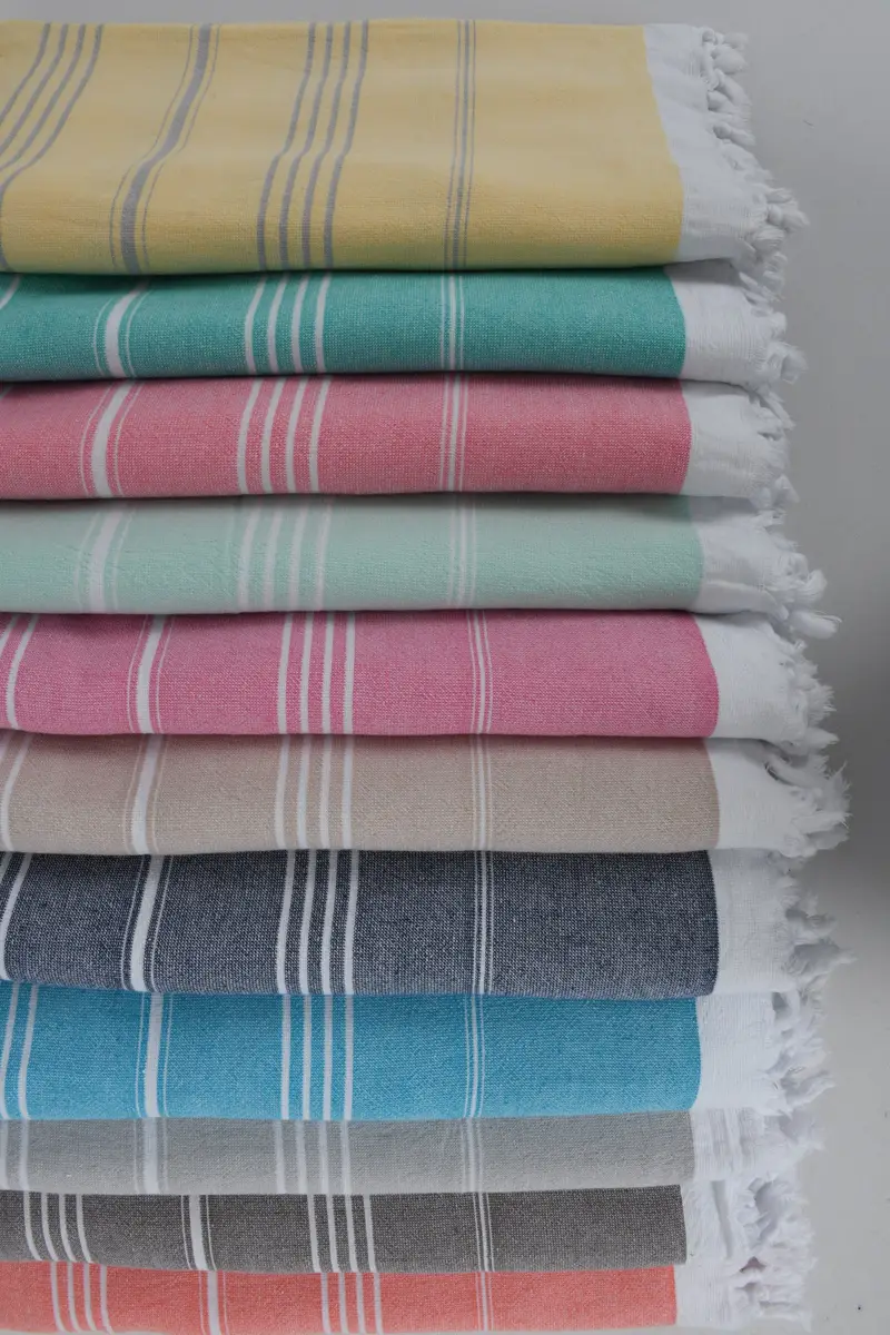 Beach Towel Gift, 70x36 Cotton Striped Terry Towel, Beach Theme Wedding Gift, Beach Towel Bulk, Bachelorette Party Gifts, Bachelorette Favor - 3