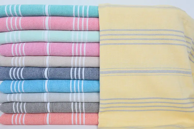 Beach Towel Gift, 70x36 Cotton Striped Terry Towel, Beach Theme Wedding Gift, Beach Towel Bulk, Bachelorette Party Gifts, Bachelorette Favor - 1