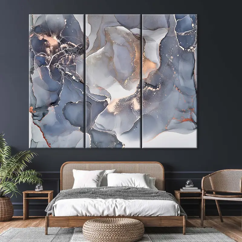 Abstract Wall Art, Marble Wall Decor, Marble Canvas Print, Marble Wall Art, Abstract Canvas Print, Marble Painting, Marble Wall Art Canvas - 4