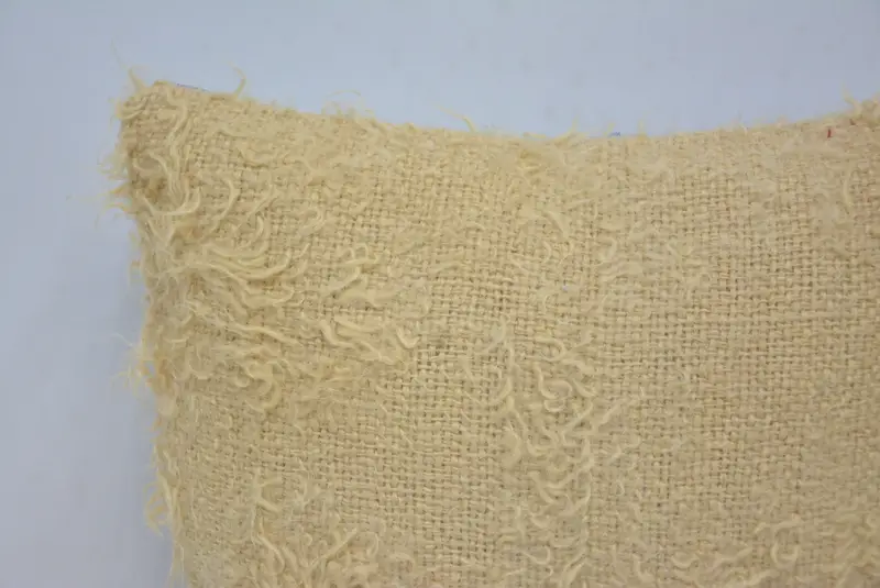 Accent Throw Cushion Cover, Comfy Throw Pillow Cover, Pillow Sham, 14x14 Beige Pillow, Gift Pillow, Kilim Pillow Cover, Boho Pillow - 2