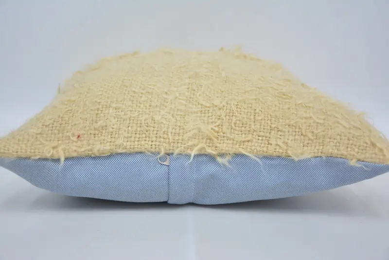 Accent Throw Cushion Cover, Comfy Throw Pillow Cover, Pillow Sham, 14x14 Beige Pillow, Gift Pillow, Kilim Pillow Cover, Boho Pillow - 5