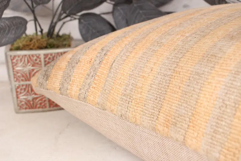 Pillow for Couch, Gift Pillow, Sofa Bolster Cushion, 16x24 Orange Pillow, Square Throw Pillow Sham, Throw Kilim Pillow, Cushion Cover - 7