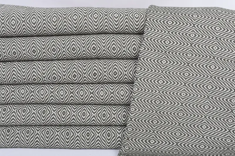 Turkish Towel Hand Towel, Personalized Gifts, Gym Towel, 36x18 Cotton Zigzag Diamond Towel, Bridesmaid Proposal Gift, Turkish Tea Towel, Spa Towel - 2