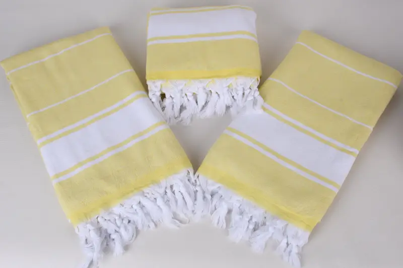 Holiday Towel, Gifts For Him, 64x36 Cotton Striped Terry Towel, Turkish bath towel, Cotton towel, Personalized Gift For Her, Organic Cotton Towel - 6