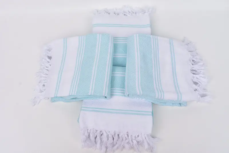 Bridal Shower Favors, Organic Cotton Towel, 70x40 Cotton Diamond Towel, Gift For Her, Bachelorette Gifts, Decorative Towel, Merry Christmas Gifts - 6