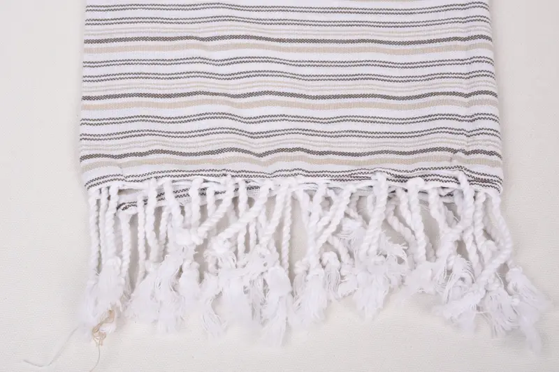 Monogram Beach Towel, Turkish Towel Set, Monogrammed Beach Towel, Bachelor Bachelorette Party Favors, Bridesmaid Favors, 70x40 Cotton Striped Towel - 3
