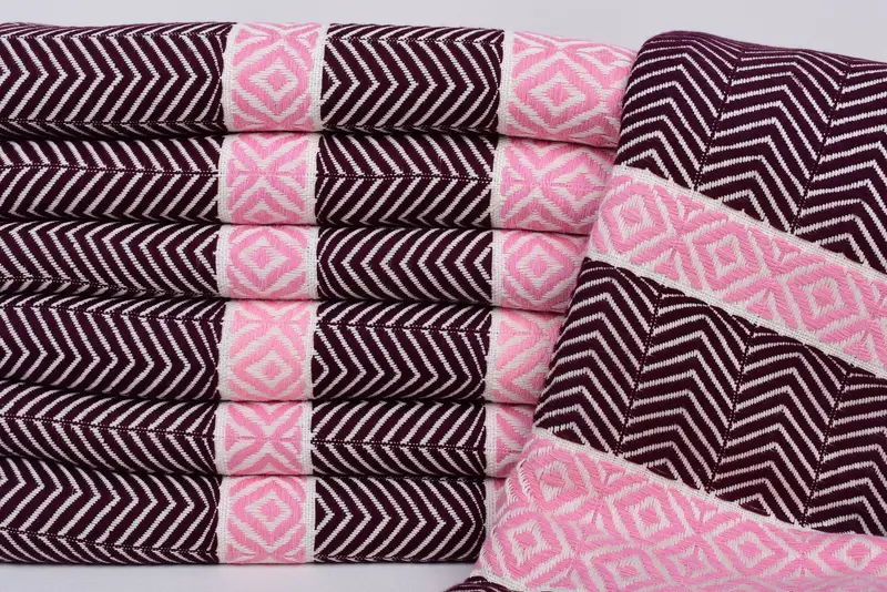Custom Wedding Gifts, Lightweight Turkish towel for beach, Merry Christmas Gifts, Monogram Beach Towel, 70x40 Cotton Chevron Towel, Bridesmaid Gifts - 2