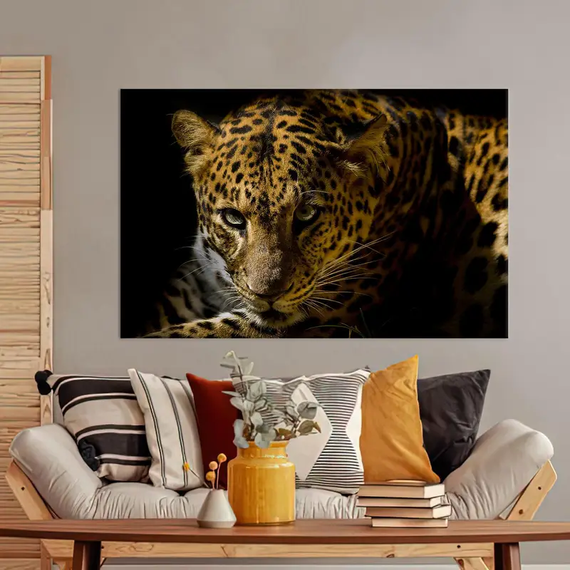 Wildtier-Leinwand: Loft-inspirierte Kunst für Ihre Männerhöhle