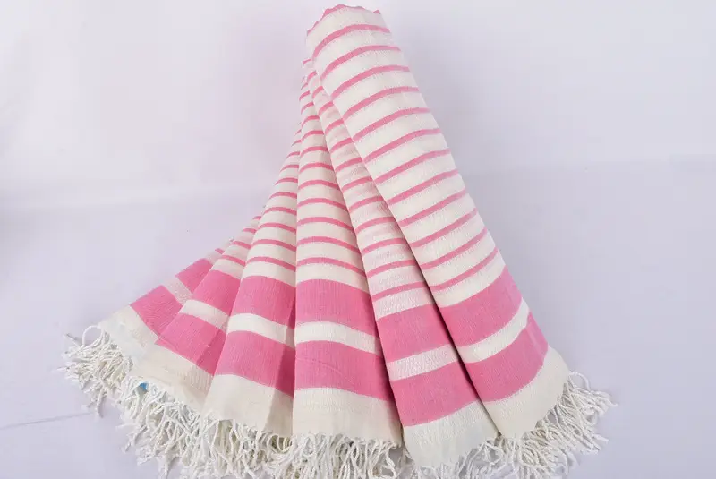 70x40 Cotton Striped Towel, Merry Christmas Gifts, Bachelorette Party Gift, Monogrammed Beach Towel, Customized Turkish Towel, Absorbent towel - 4