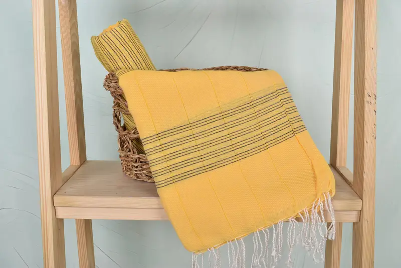 Luxury Turkish Bath Towel, Personalized Turkish Towel, Friends Beach Towel, Birthday Gift, Thin towel, 70x40 Cotton Striped Towel, Turkish Towel USA - 4