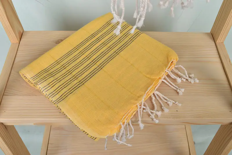 Luxury Turkish Bath Towel, Personalized Turkish Towel, Friends Beach Towel, Birthday Gift, Thin towel, 70x40 Cotton Striped Towel, Turkish Towel USA - 5