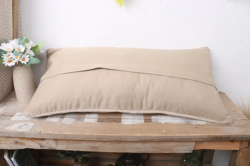 Pillow for Couch, 12x24 Beige Pillow Sham, Pillow, Southwestern Cushion, Turkish Kilim Pillow, Vintage Kilim Throw Pillow, Ethnic Pillow Case - 7