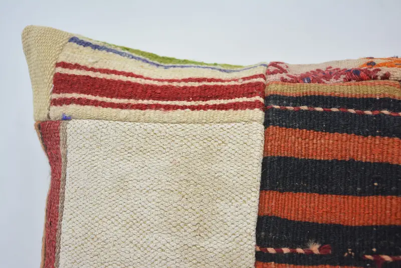 Gift Pillow, 16x24 White Pillow Case, Bed Pillow Case, Turkish Kilim Pillow, Pillow, Comfy Throw Cushion Case, Interior Designer Pillow - 2