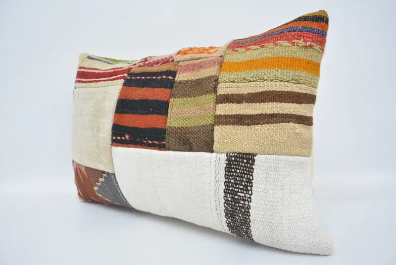 Gift Pillow, 16x24 White Pillow Case, Bed Pillow Case, Turkish Kilim Pillow, Pillow, Comfy Throw Cushion Case, Interior Designer Pillow - 4