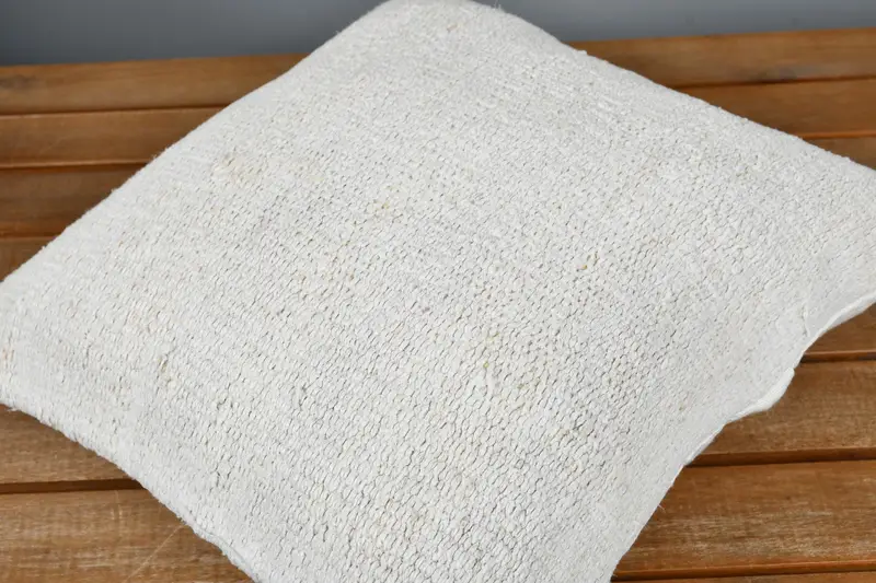 Pillow for Sofa, Pillow, Lounge Throw Pillow Case, Handmade Throw Pillow Sham, 14x14 Beige Pillow, Vintage Pillow, Ottoman Pillow Case, Gift Pillow - 3