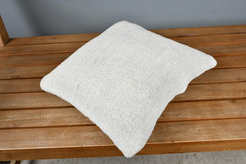 Pillow for Sofa, Pillow, Lounge Throw Pillow Case, Handmade Throw Pillow Sham, 14x14 Beige Pillow, Vintage Pillow, Ottoman Pillow Case, Gift Pillow - 2