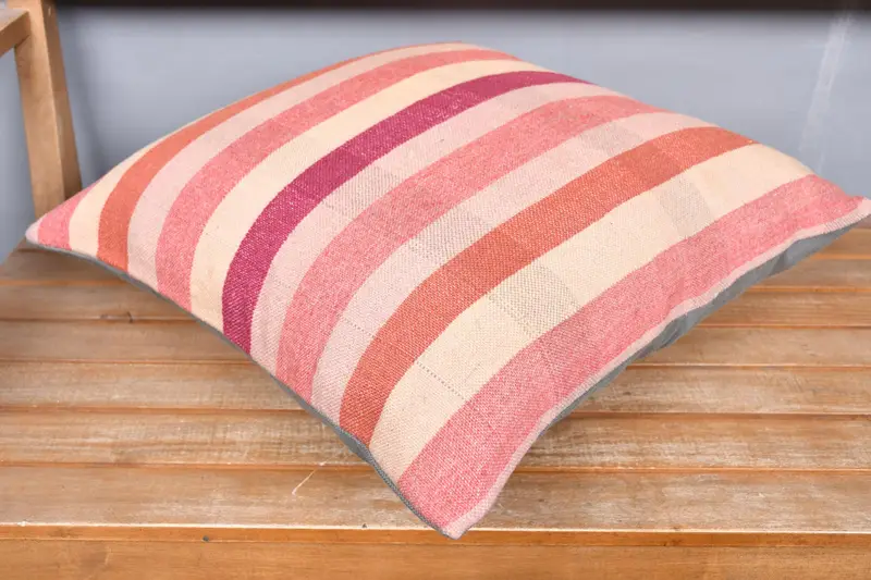 Comfy Throw Cushion, Pillow for Couch, 20x20 Pink Pillow, Interior Designer Pillow, Cushion Case, Boho Pillow Sham Cover - 2