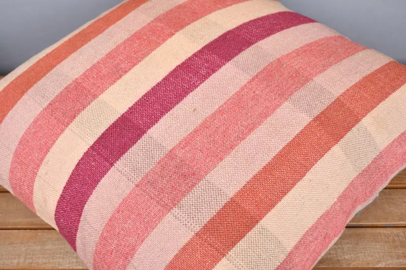 Comfy Throw Cushion, Pillow for Couch, 20x20 Pink Pillow, Interior Designer Pillow, Cushion Case, Boho Pillow Sham Cover - 4