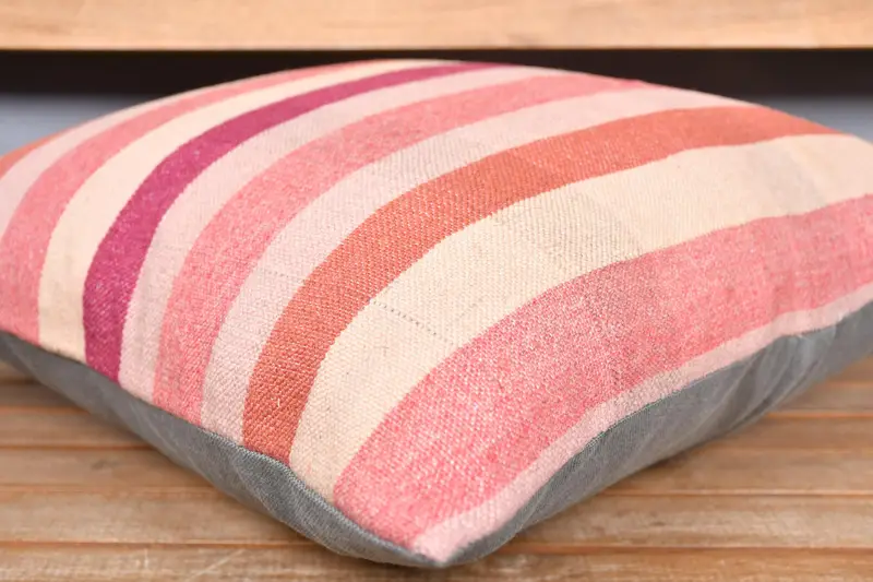 Comfy Throw Cushion, Pillow for Couch, 20x20 Pink Pillow, Interior Designer Pillow, Cushion Case, Boho Pillow Sham Cover - 3
