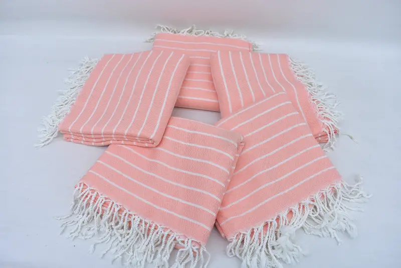 Custom Beach -Handtuch, Monogrammhandtücher, 70 x 40 Baumwollstreifentuch, Hauswärmungsgeschenk, monogrammiertes Strandtuch, Brautdusche Gunst, Custom Badetuch - 7