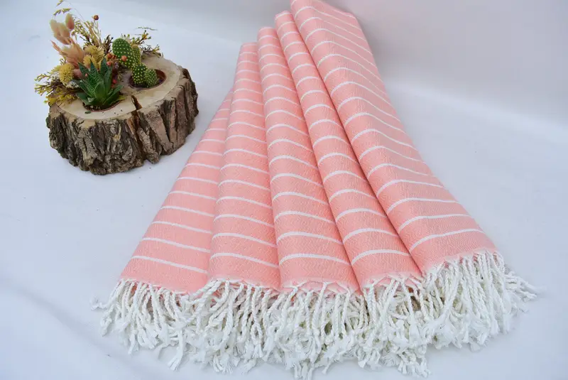 Custom Beach -Handtuch, Monogrammhandtücher, 70 x 40 Baumwollstreifentuch, Hauswärmungsgeschenk, monogrammiertes Strandtuch, Brautdusche Gunst, Custom Badetuch - 3