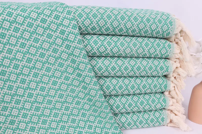 Beach Theme Wedding Gift, Home Decor Towel, Gym Towel, Personalized Kitchen Towel, Custom Hand Towel, Personalized Gifts, 38x20 Cotton Diamond Towel - 1