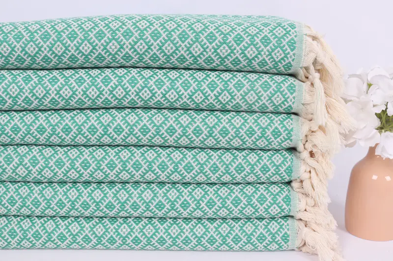 Beach Theme Wedding Gift, Home Decor Towel, Gym Towel, Personalized Kitchen Towel, Custom Hand Towel, Personalized Gifts, 38x20 Cotton Diamond Towel - 3