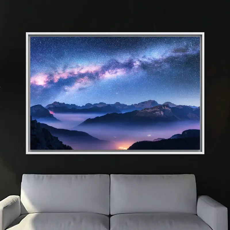 Stunning Milky Way Galaxy Canvas - Nature's Night Sky Art