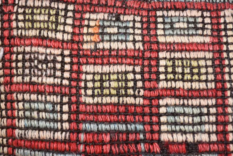 Sustainable Pillow Cover, 16x16 Red Pillow Case, Cushion Case, Aesthetic Cushion Case, Kilim Pillow, Boho Pillow, Boho Pillow Sham Cover - 3