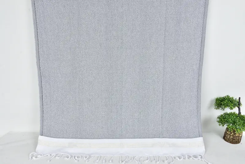 Monogram havlu, onun için hediye, özel monogram Türk plaj havlusu ABD, 70x40 pamuklu çizgili havlu, kişiselleştirilmiş hediye, hediye havlu, emici havlu - 7