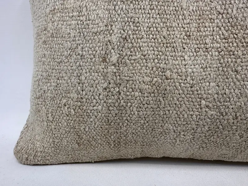 12x20 White Cushion, Square Throw Pillow Cover, Vintage Pillow, Pillow, Kilim Pillow, Custom Pillow, Interior Designer Pillow - 2