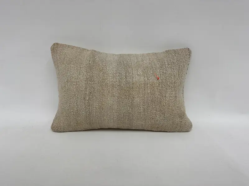 12x20 White Cushion, Square Throw Pillow Cover, Vintage Pillow, Pillow, Kilim Pillow, Custom Pillow, Interior Designer Pillow - 1