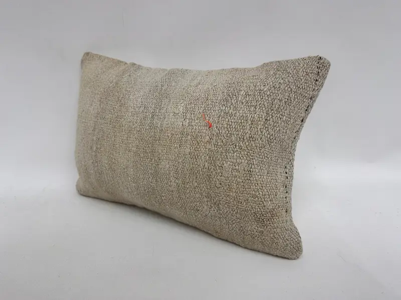 12x20 White Cushion, Square Throw Pillow Cover, Vintage Pillow, Pillow, Kilim Pillow, Custom Pillow, Interior Designer Pillow - 4