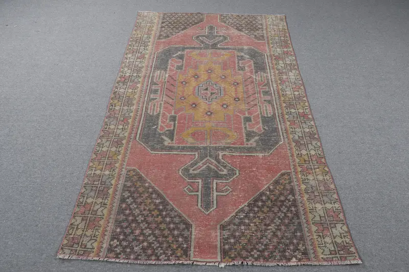 Mor Hayvan Baskılı Halı, 4x6 ft Zarif Dekor