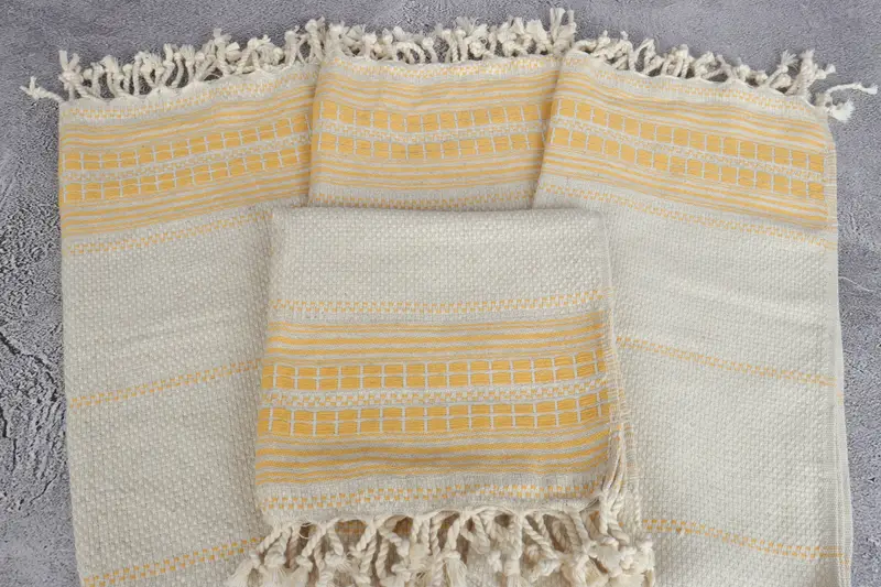 Monogram Hand Towel, Bachelor Gifts, Turkish Tea Towel, Small Bath Towels, Customized Turkish Towel, 40x20 Linen Striped Towel, Gifts For Him - 4