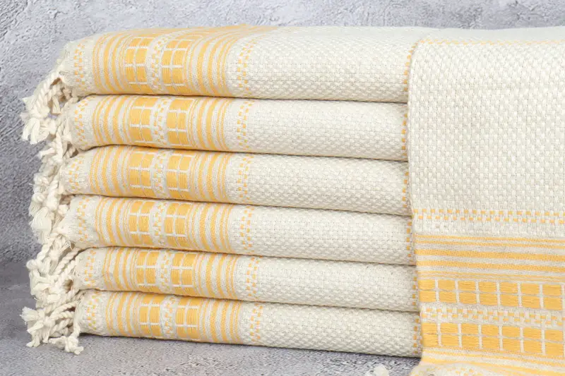 Monogram Hand Towel, Bachelor Gifts, Turkish Tea Towel, Small Bath Towels, Customized Turkish Towel, 40x20 Linen Striped Towel, Gifts For Him - 1