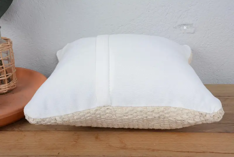 Pillow Sham, 14x14 White Pillow Cover, Wholesale Pillow Sham, One Of A Kind Cushion, Kilim Pillow Cover, Home Decor Pillow, Boho Pillow Sham Cover - 6