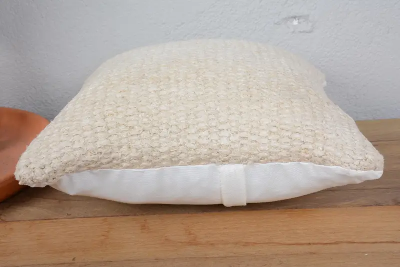 Pillow Sham, 14x14 White Pillow Cover, Wholesale Pillow Sham, One Of A Kind Cushion, Kilim Pillow Cover, Home Decor Pillow, Boho Pillow Sham Cover - 5