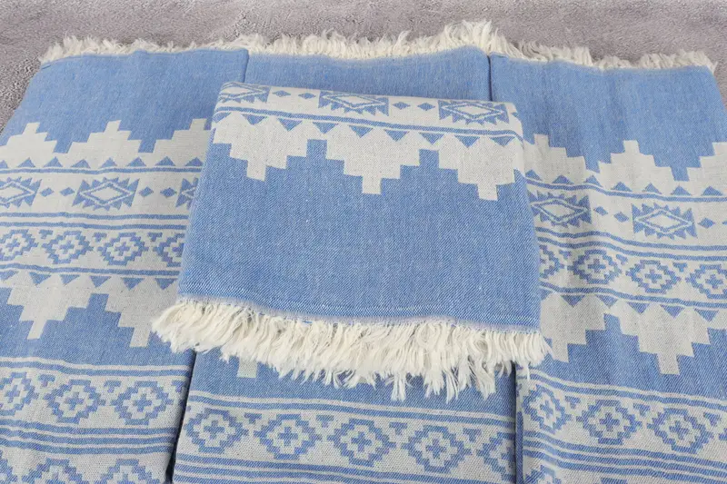 Girl Trip Party Favor, 70x36 Linen Aztec Towel, Monogram Towels, Wedding Favors, Summer Gift, Turkish hand towel, Scarf Towel, Bridal Shower Gifts - 4