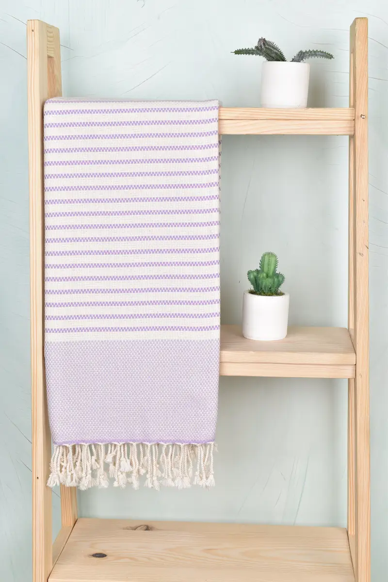 76x40 Cotton Striped Towel, Bridal Party Gifts, Best Friend Gift, Embroidered Turkish Towel, Home Decor Gifts, Thin towel, Bachelorette Towel - 8