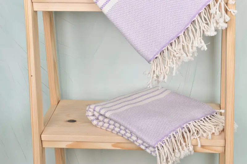 76x40 Cotton Striped Towel, Bridal Party Gifts, Best Friend Gift, Embroidered Turkish Towel, Home Decor Gifts, Thin towel, Bachelorette Towel - 5